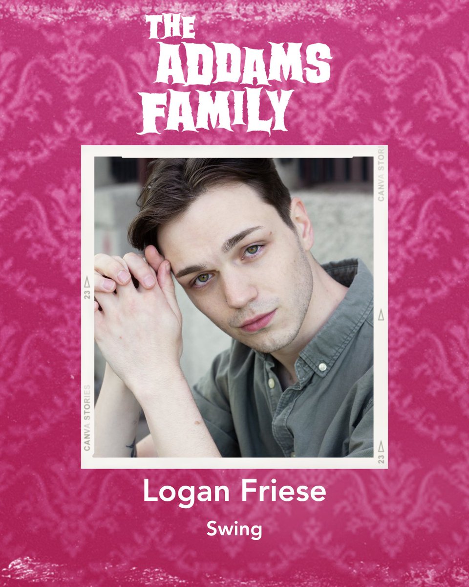 See LOGAN FRIESE as Swing in THE ADDAMS FAMILY at Metropolis!

September 14 – October 8, 2023
Tickets available now 🎟️

#ADDAMSFAMILYMPAC #Metropolisarts #castbio #castannouncement #theaddamsfamilymusical #theatrelife #thingstodoinchicago #arlingtonheights