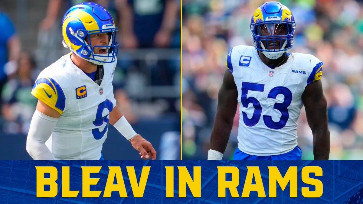 JKBOGEN's tweet photo. #BleavinRams episode 168 - @CameronLynch50 and I recap and analyze the #Rams 30-13 drubbing of the #Seahawks. 

CHECK IT OUT: https://t.co/VukeJdsNX3 https://t.co/MbJ6BthXoE