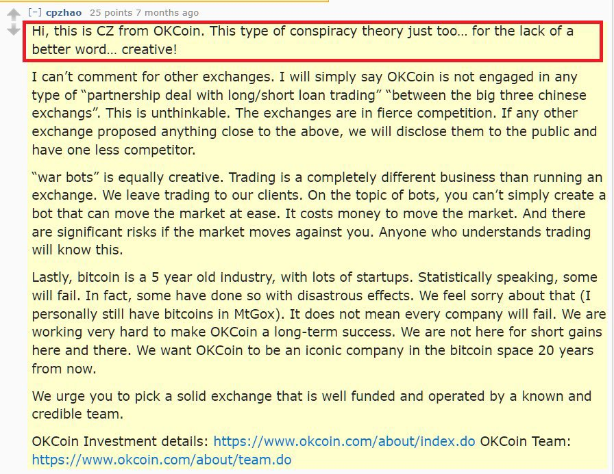 Bitfinexed's tweet photo. Changpeng Zhao's history comes from OKCoin/OKCasino, where they wash traded the majority of the entire market. 

There were rumors about these wash tradsing bots on OKCOIN/OKCASINO, and CZ told everyone it was a conspiracy theory.

When he left OKCOIN/OKCASINO, he then admitted that they did in fact have wash trading bots.

In the SEC lawsuit against Binance, there is mention that CZ has over 300 "house accounts" that trade, these are the wash trading bots. They can make the prices do whatever they want.

They can fake crashes, fake recoveries, and wash trade/paint the tape as much as they want, and they will. They know that people look at BNB as the "health" of the exchange, and they can pretty easily fake it to restore confidence...

Unless of course, enforcement agencies start breathing down their necks, because we damn well know that nobody in the industry will hold frauds accountable.

And this is why you're not getting a bitcoin ETF.