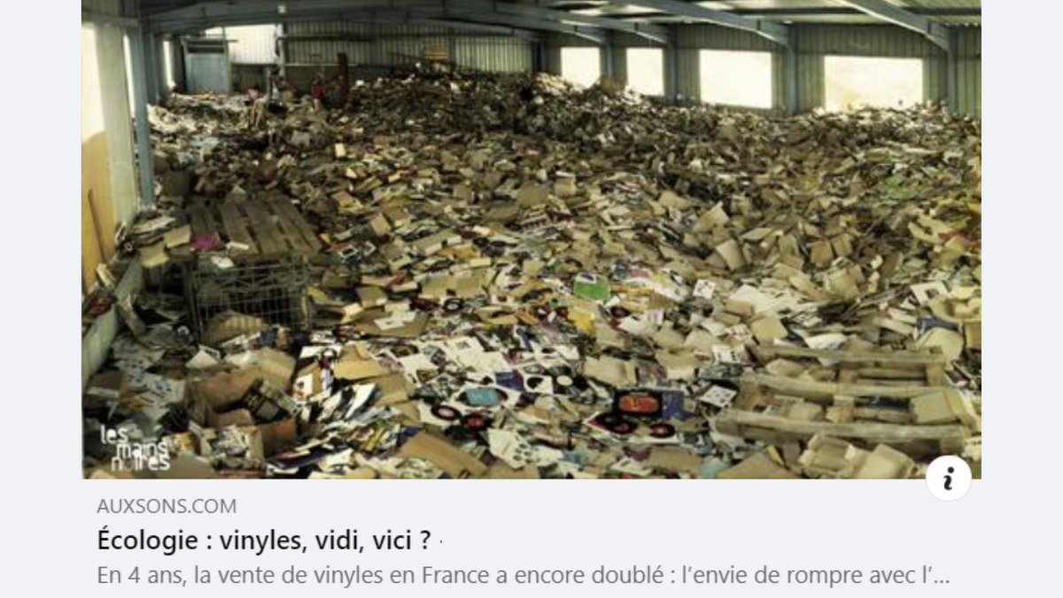 "Le streaming a beau émettre plus de gaz à effet de serre que le CD/vinyle, le retour du microsillon reste une mauvaise nouvelle pour la planète." <a href="/AuxSons/">#AuxSons</a> 

➡️ bit.ly/44RITok