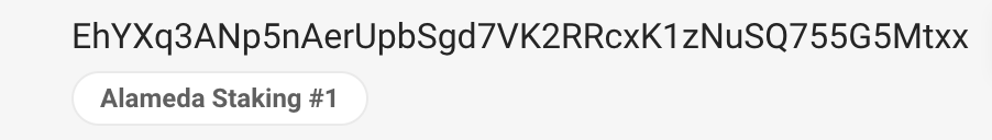 martypartymusic's tweet photo. This is Alamedas Solana wallet which has the rights to the 26,740,743 staked $SOL from 2025-2028.

This wallets keys will be sold in the FTX liquidation. Not the $SOL which cannot be unlocked until 2025-2028.

As Ive been posting for weeks - FTX/Alameda only hold 7m $SOL and $WSOL which has already been pre-sold to the Solana Foundation. 

When the transfers happen later this week I will share.

But no, the 26m $SOL is locked and only the key holder of this wallet can unstake it in the future.