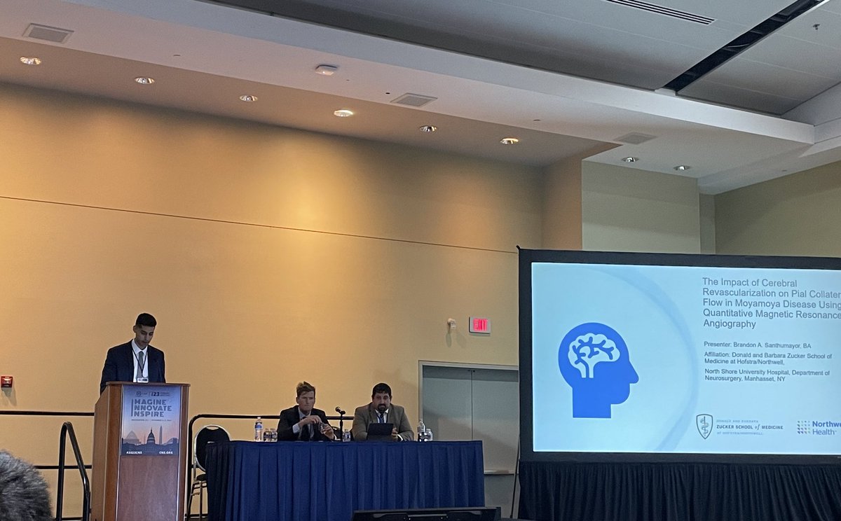 bsmayor98's tweet image. Fantastic time presenting at #CNS2023 in Washington DC! Couldn’t have done it without the support of the @NWHNeurosurgery team! @ZuckerSoM