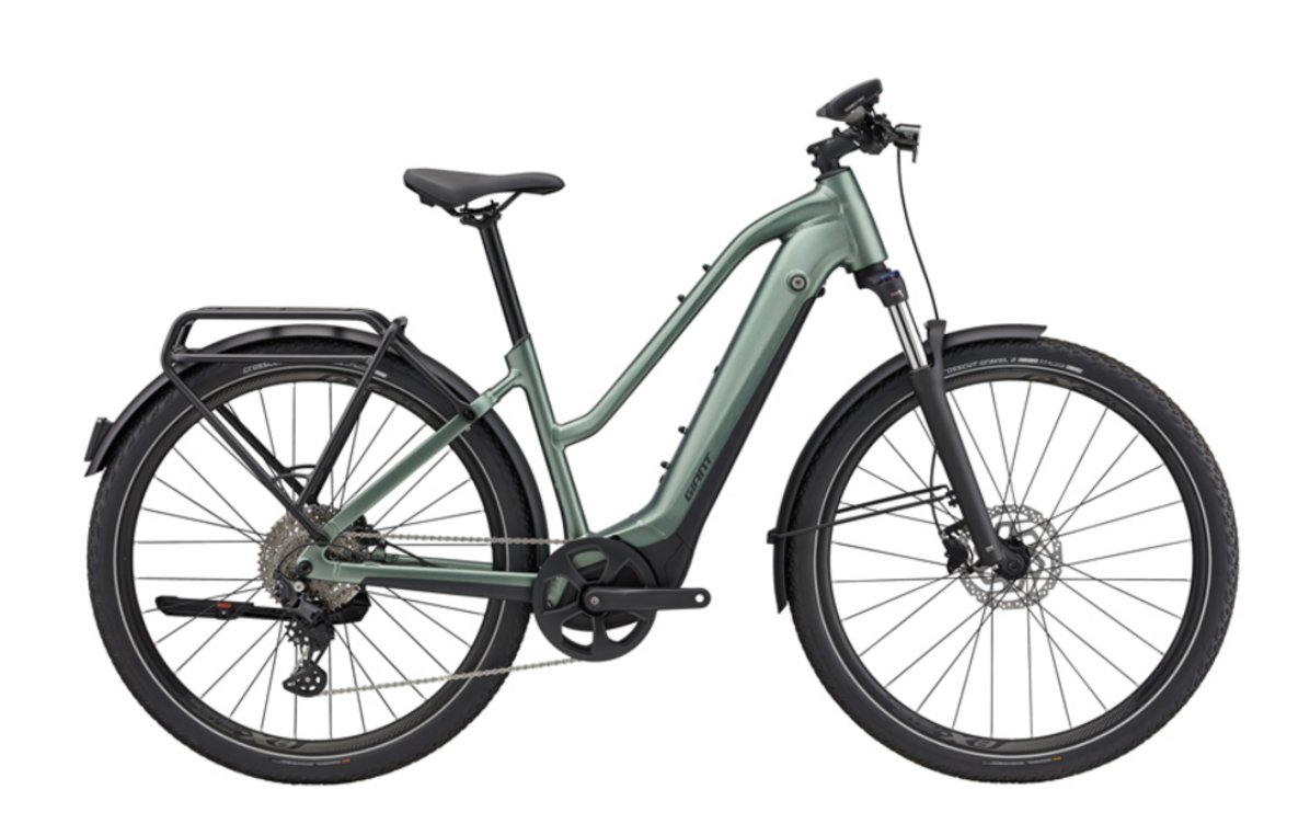 Come in and browse our selection of eBikes, like this Giant Explore E+. Need eBike service? Our techs work on ALL brands of eBikes! Stop in today! ow.ly/wybG50PECrg #russellsfitness #ebikes #urbanbikes #ebikerepair #bikerepair