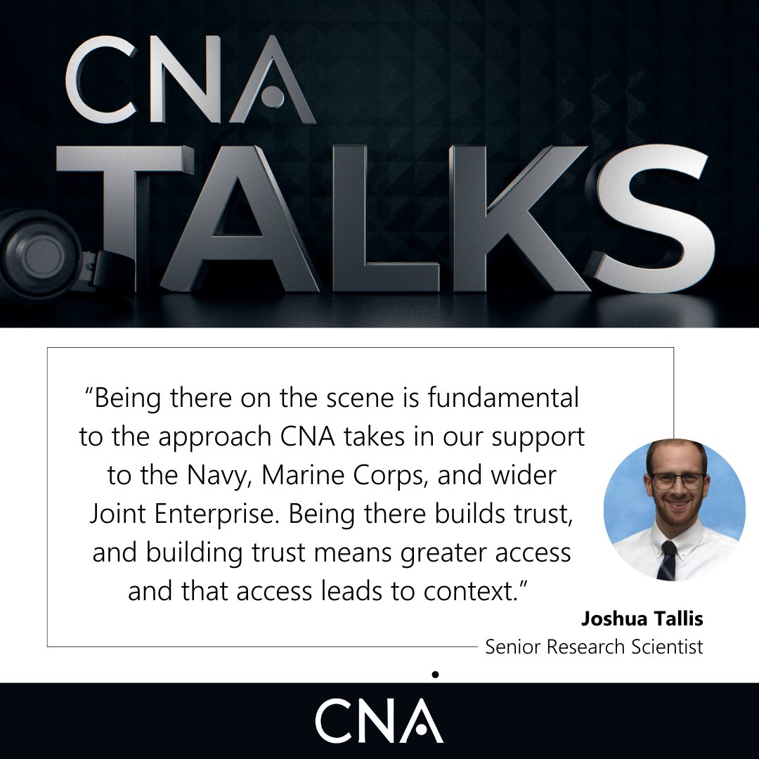 CNA_org's tweet photo. 🎧 New #CNATalks Podcast🎧
This time, @DocTallis and Mallory Ladd discuss their deployments during #LSE2023! Find it below or on your favorite podcast app. 

https://t.co/G6YxNIdGeJ https://t.co/YR1fFe5h1U
