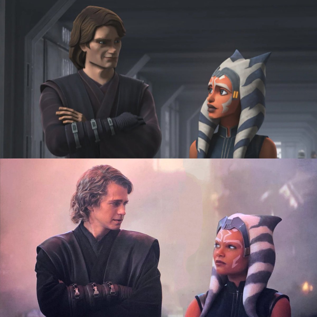 Le meilleur duo Star Wars 

Anakin Skywalker X Ahsoka Tano