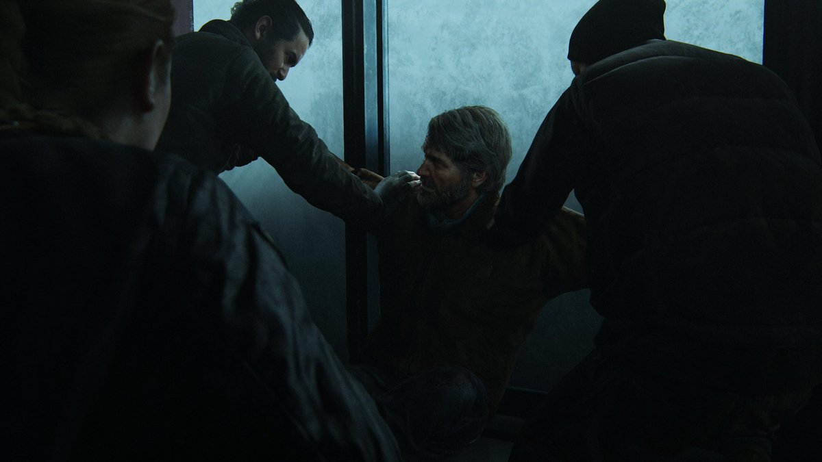 PossPs5Gaming's tweet photo. I think 2/3 hours in the game now. I knew it was coming but that scene is still shocking 😟 Pretty cool to be able to play part II right after part I this time. #TheLastofUsPartII #PS5Share https://t.co/r0sXMZtHzW