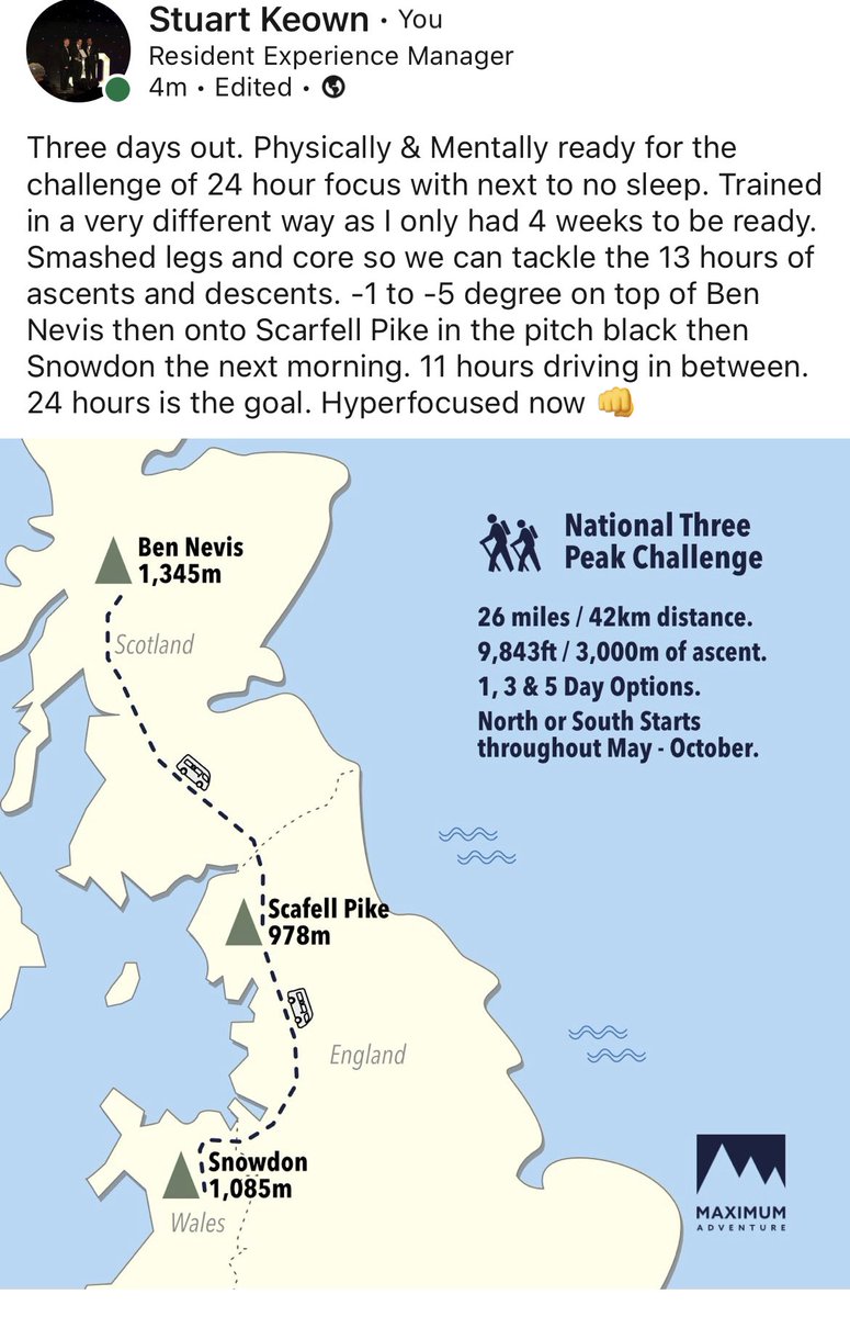 StuartKeown's tweet image. Saturday. Let’s move #ThreePeaksChallenge