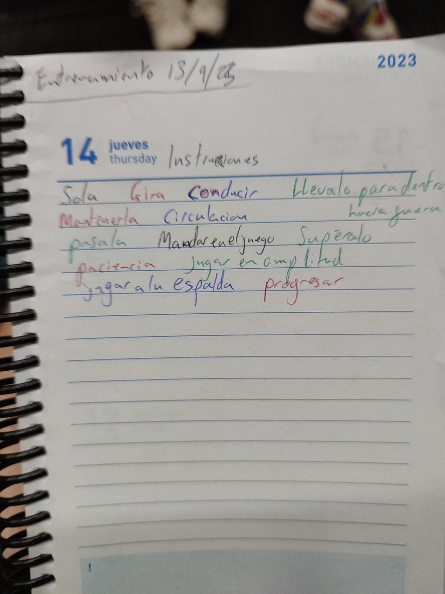 First training session designed and delivered in Spanish. I used a tactics board to show the session for visual understanding. Had some instructional words written down to ensure I was giving clear information.