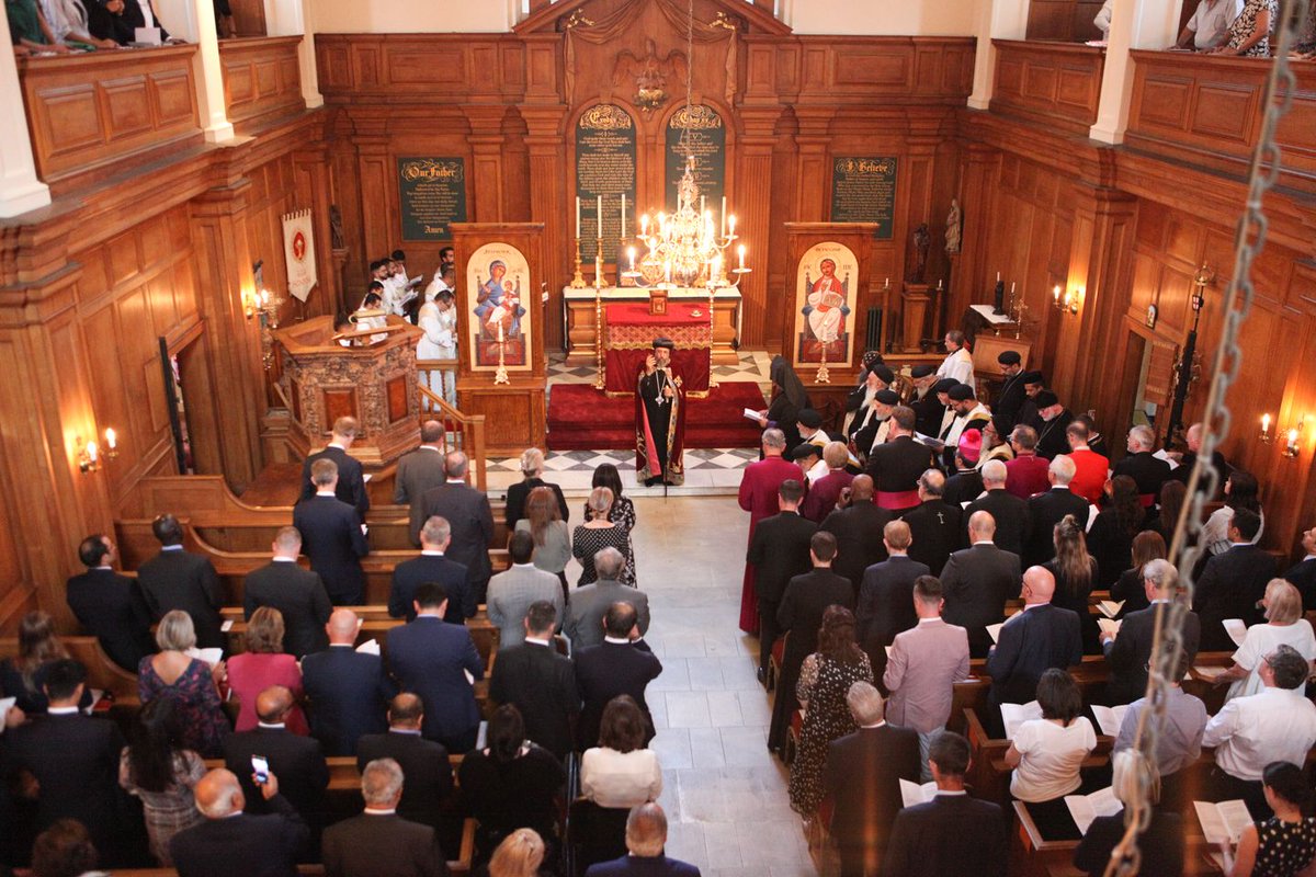 FaithsNetwork's tweet photo. AFN members attended the inauguration of the Coptic Orthodox Church's new "London Hub".  Archbishop Angaelos led this special service marking "Nayrouz"(Coptic New Year), new beginnings &amp; hope for Peace &amp; Partnership amongst faiths. Press release 👉 https://t.co/GVhI2mtptQ https://t.co/DIaqKtTLkU