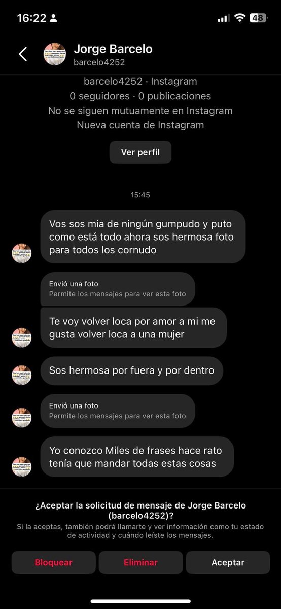 victoriaga07's tweet photo. Hace aproximadamente 2 meses, estoy recibiendo acoso constante de una persona que no conozco y nunca vi en mi vida. En principio no le di importancia, bloqueaba las cuentas (que eran demasiadas) y listo. Pero se volvió algo constante, algo de todos los días y cada vez peor. https://t.co/HVQVvo5oTj