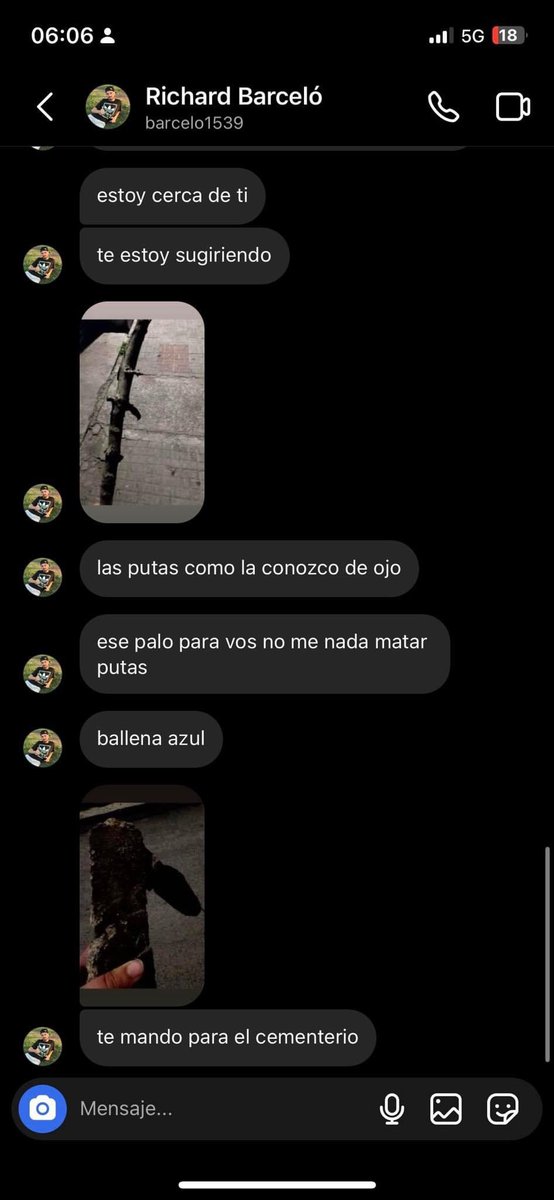 Realicé la primera denuncia el 8/8 en la seccional 18, correspondiente al barrio donde vivo, en primera instancia me dijeron que se derivaba a delitos informáticos, lo cual no sucedió. 
Como el acoso y las amenazas de este señor continuaron, me volví a presentar en la seccional