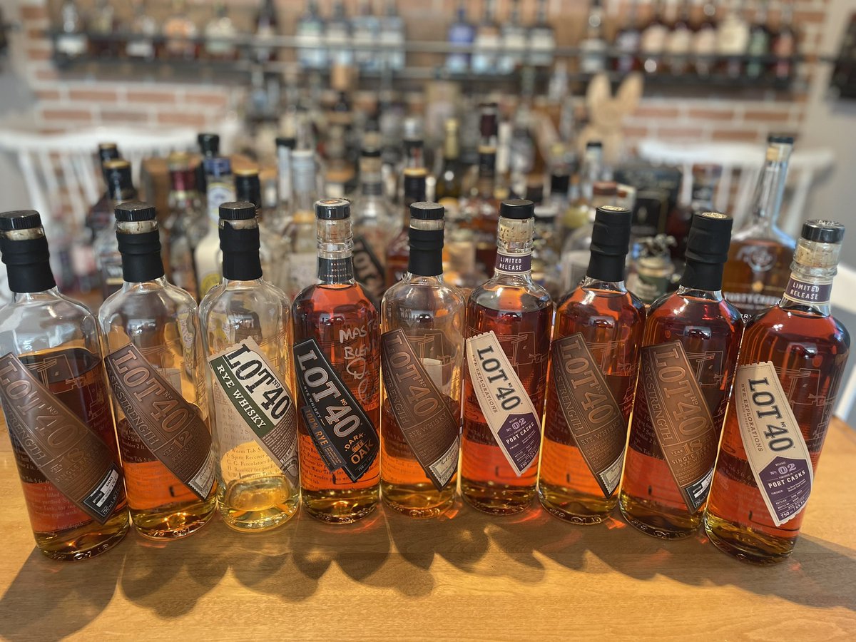 I do love my <a href="/CorbySW/">Corby Spirit and Wine</a> Lot 40 and each expression just gets better and better! Great job on the port cask <a href="/CDNWhiskyDoc/">Don Livermore - Uisgephile (whisky lover)</a> I’m thinking Lot 40 aged in dark cherry or Cherry wood would be amazing!! <a href="/JPWisersCA/">J.P. Wiser's</a>
