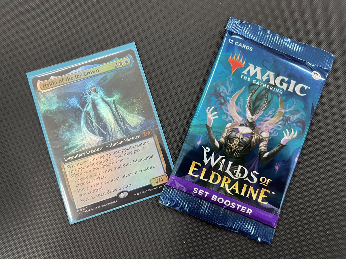 justplay_ian's tweet photo. Came first at wednesday commander night with Elsa roleplaying theme deck, and in the winning play of the final game I even got to sing! #hylda #elsa #mtg #edh #commander #andonethoughtcrystalliseslikean… https://t.co/lBGnd7XCPY