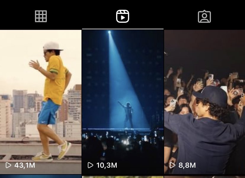 igorogh's tweet photo. O vídeo do Bruno Mars no Brasil é o vídeo com mais visualizações de todos já publicados até hoje em seu Instagram. A gente é maluco 🤣 https://t.co/50rVJzbgw3