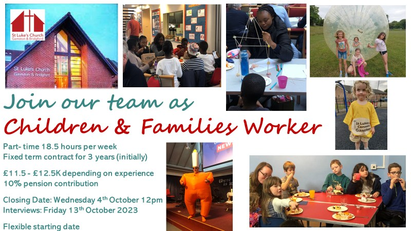 Do you have a heart for enabling Children&amp;Families to encounter God's love&amp;discover Jesus for themselves?Could you champion their place at the heart of our vision?If so we would love to hear from you.PLEASE RTMore information available here tinyurl.com/bdjrms6a <a href="/diocswellnott/">The Diocese of Southwell & Nottingham</a>