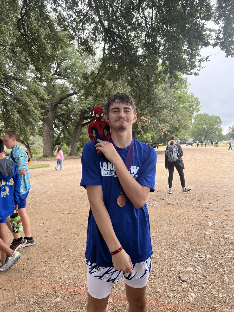 Sterling got 7th this morning at his meet! Keep working!