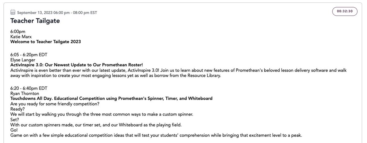 The anticipation!!!! #TeacherTailgate23