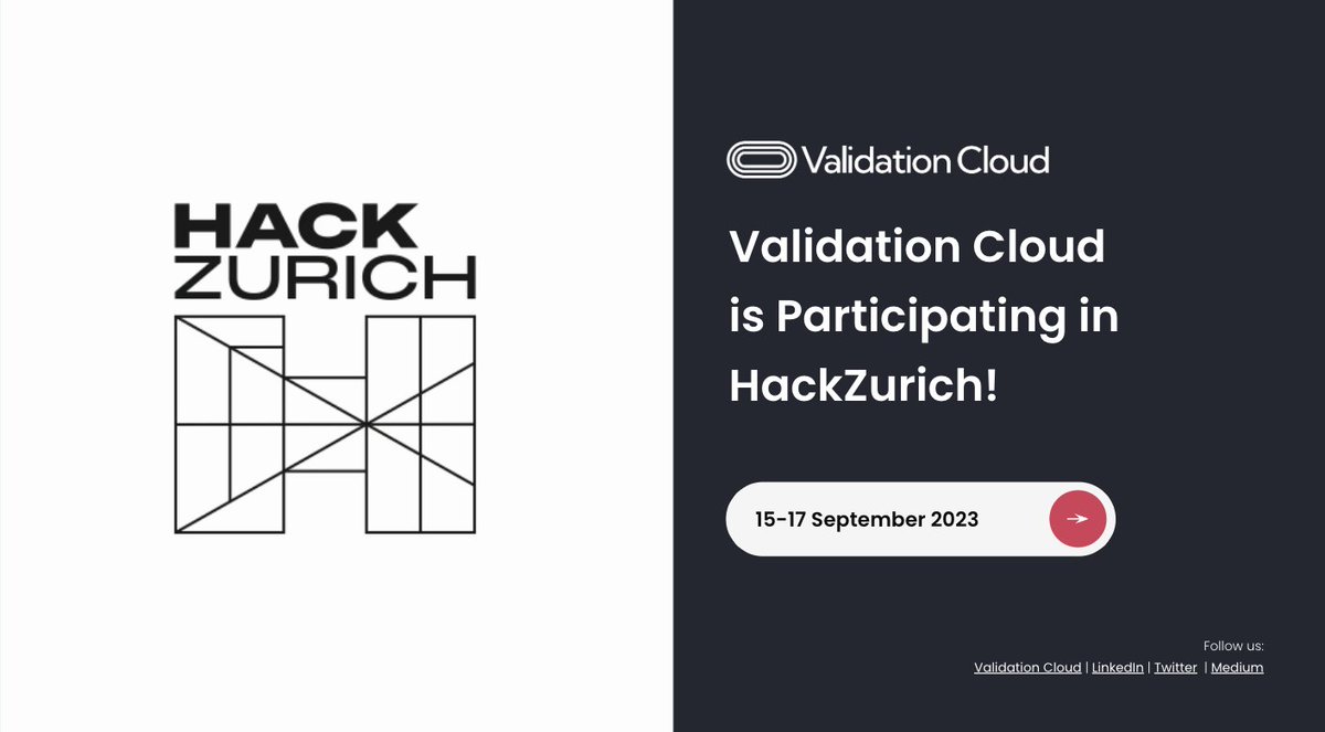 ValidationCloud's tweet photo. Validation Cloud is participating in @hackzurich! ๐ฅ Join the @unicc_ict & @hedera in leveraging blockchain to improve the management of digital diplomacy, educational & intellectual data. We are supporting workshops #8 & #11: https://t.co/KDYZ7H2FnJ https://t.co/KxXV1QHHkg