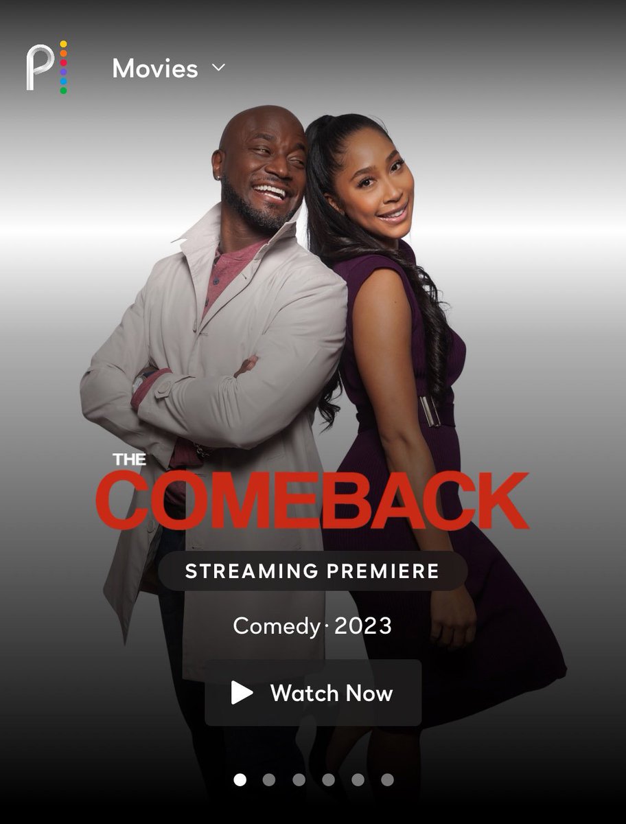 MaverickMovies's tweet photo. Be sure to check out the 'Curated by @TayeDiggs' collection featuring #TheComebackMovie, only on @peacock!

https://t.co/ZLCHusIUyW https://t.co/mdJJ94s5Z2