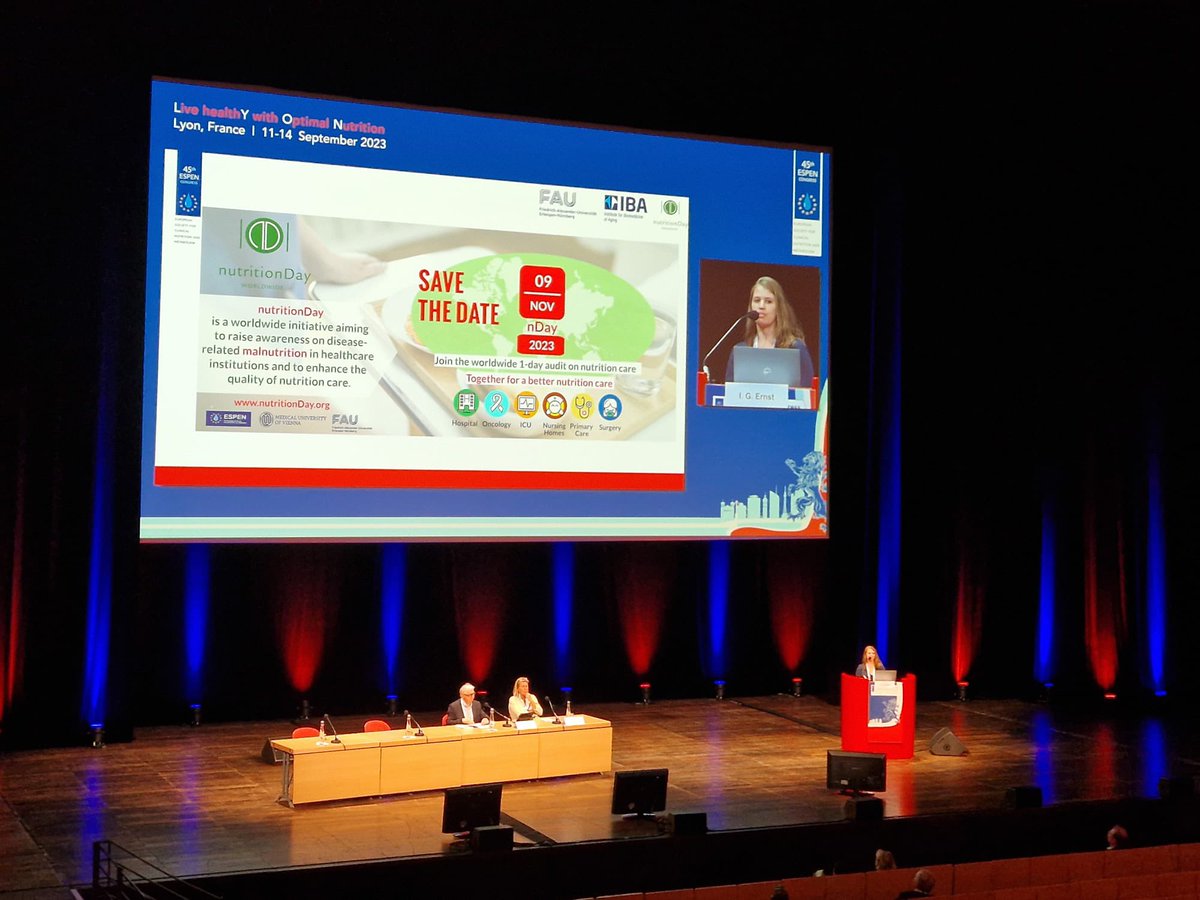 I am very happy to share that I had the honor to present our work regarding malnutrition in nursing home residents with obesity based on <a href="/nutritionDayorg/">nutritionDay Worldwide</a> data. I am very thankful to <a href="/ESPENorg/">ESPEN</a> for the Best Abstract and Travel Award #2023ESPENcongress
