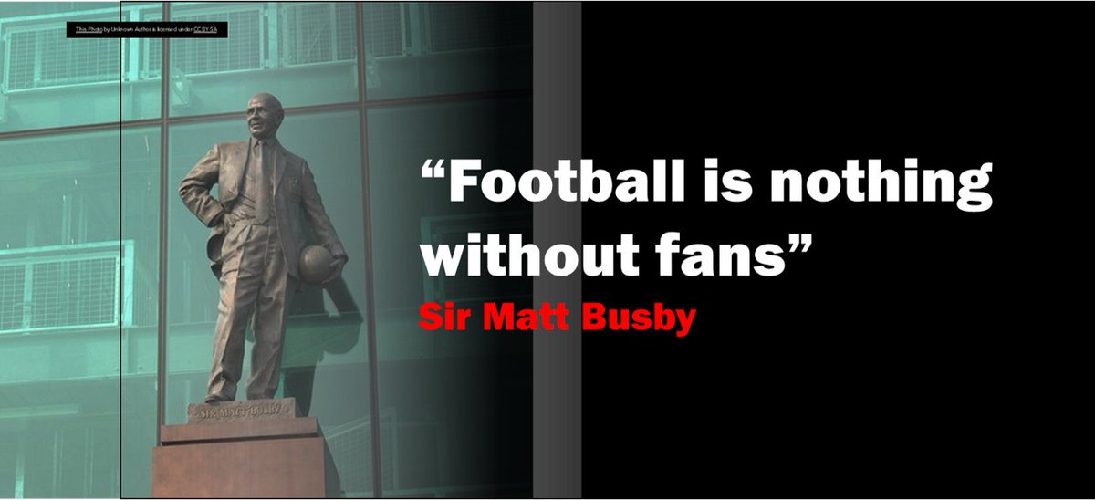 phil8599's tweet photo. In 1970 the great man said.

"I hope we shall never sacrifice our sporting principles on the altar of big business. We must prevent a football club ever being run like a supermarket with profit the only real motive."

#GlazersOut 
#GlazersOutNOW 
#GlazersFullSaleOnly https://t.co/epHSluw7Wf