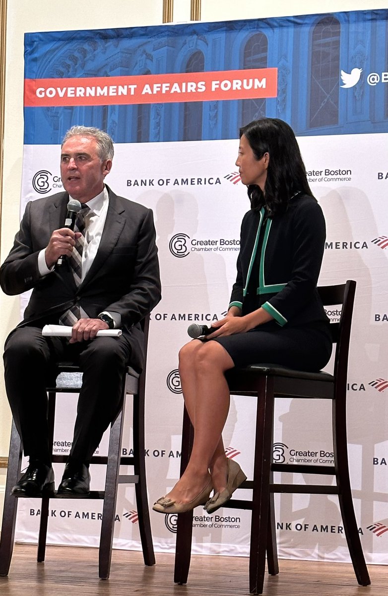 Spent the morning at the @GbccPolicy Government Affairs Forum featuring @MayorWu. Proud of @bankofamerica’s partnership with the @bostonchamber, ensuring our community has the opportunity to connect with government leaders in the region.