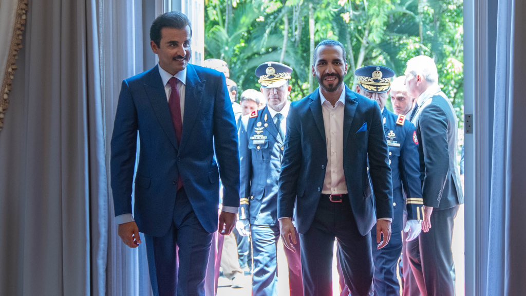 أسعدتني زيارة السلفادور واللقاء بصديقي الرئيس نجيب بوكيلي، والأجواء الإيجابية التي سادت مباحثاتنا اليوم. نتطلع سويا لمزيد من التعاون الثنائي، نمتلك رؤى متوافقة حول سبل الاستفادة من الفرص والإمكانات الكبيرة لبلدينا، وأشكرهم على ما قوبلت به والوفد المرافق من حفاوة وترحاب.