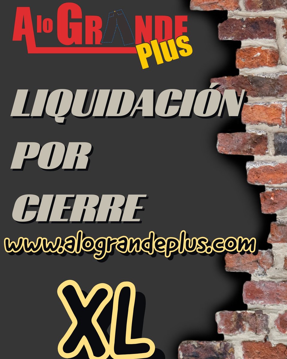 alograndeplusXL's tweet photo. ♥️♥️Moda XL✅✅
😮LIQUIDACIÓN POR CIERRE
🛒https://t.co/h7W9dYijei
💋C/Bartolomé J Gallardo 5, Badajoz💋

#XL #liquidacion #final #ÚLTIMOS #CIERRE #curvy #modaxl #Días #liquidaciontotal #playa https://t.co/jomn3l4mrI