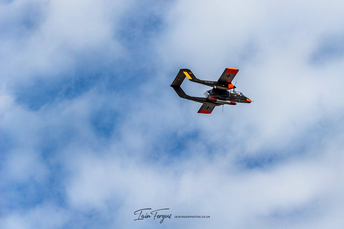 iaintakesphoto5's tweet photo. Some shots from last weekend’s Ayr Show: Festival of Flight ✈️ — Black Jack Typhoon and German OV10 Bronco #ayrshow #festivalofflight #airshow https://t.co/GDv4xcp4hr