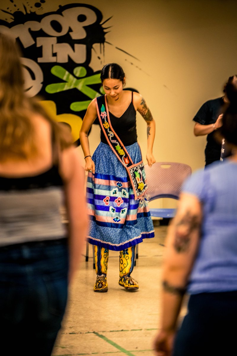 MiddleRiverview's tweet image. RMS students were able to visit &amp;amp;learn with powow &amp;amp; contemporary dancer Kyanna Kingbird while participating in an educational workshop. What an engaging opportunity for our RMS Community❤️
#Community 
#impactfest
@AnglophoneEast @MiddleRiverview