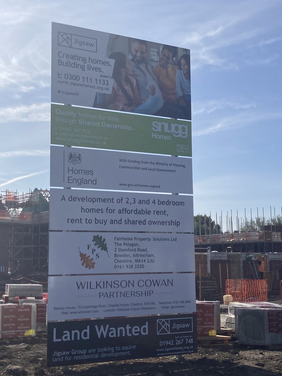 mazeplanning's tweet photo. Perfect sunny day on site in #Burscough checking in on development progress. Affordable homes springing up everywhere! @JigsawHG @SnuggHomes @HomesEngland @Westlancsbc https://t.co/8ydo84YcWB