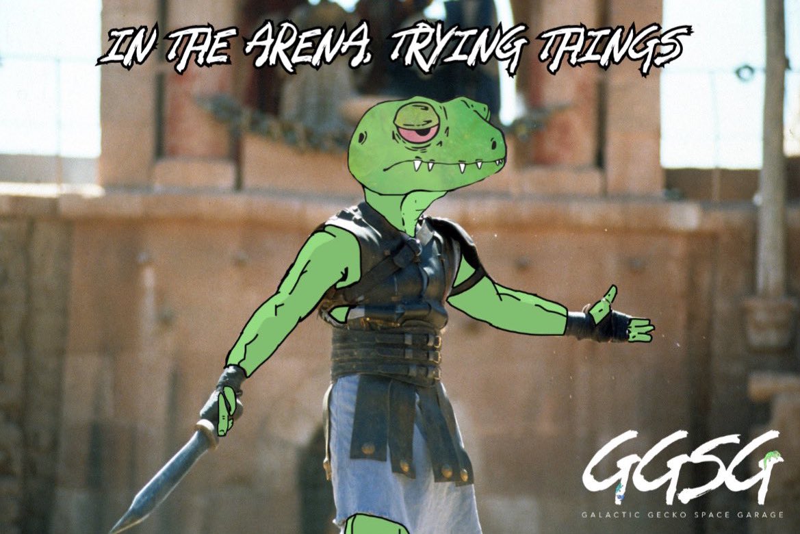 The Geckening is happening in real time. 

Fade at your own peril.