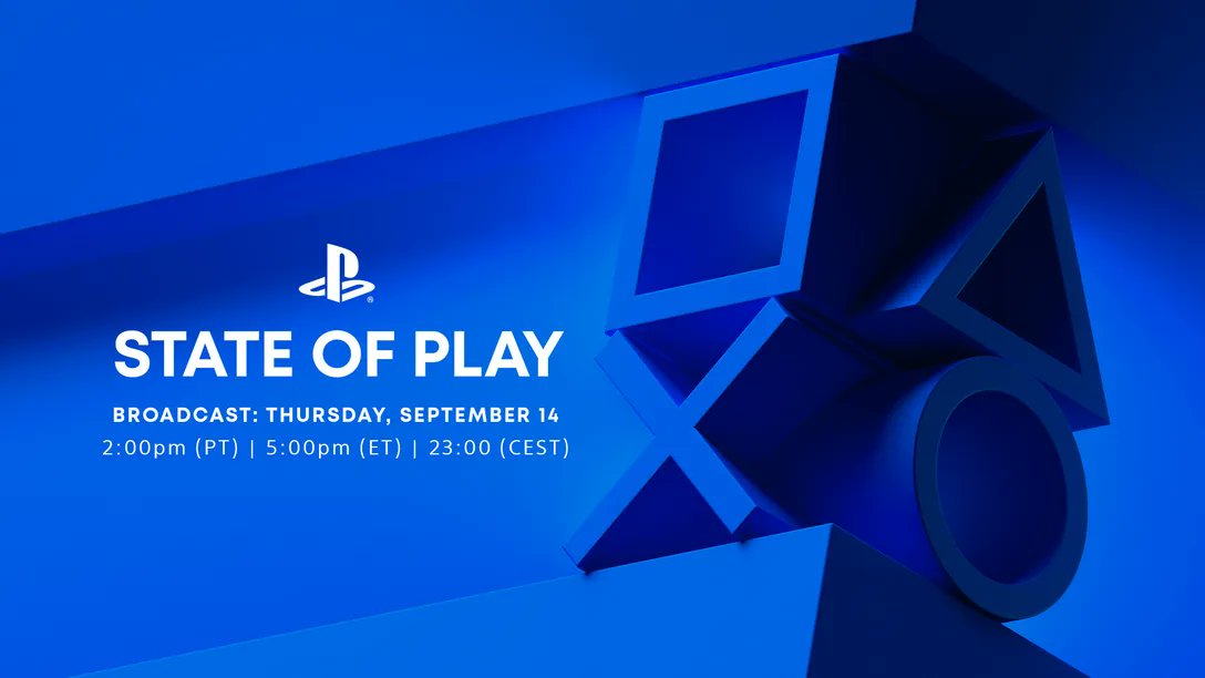 DarkainArtsGame's tweet photo. The @PlayStation #StateOfPlay returns tomorrow, with a focus on upcoming indie and third-party releases. Will you be watching? What are you hoping to see?

📅 14-Sep-2023
⏰ 5:00pm ET
📺 https://t.co/2VogKwWvn2

#PlayStation https://t.co/Q3VOeHa7Gj