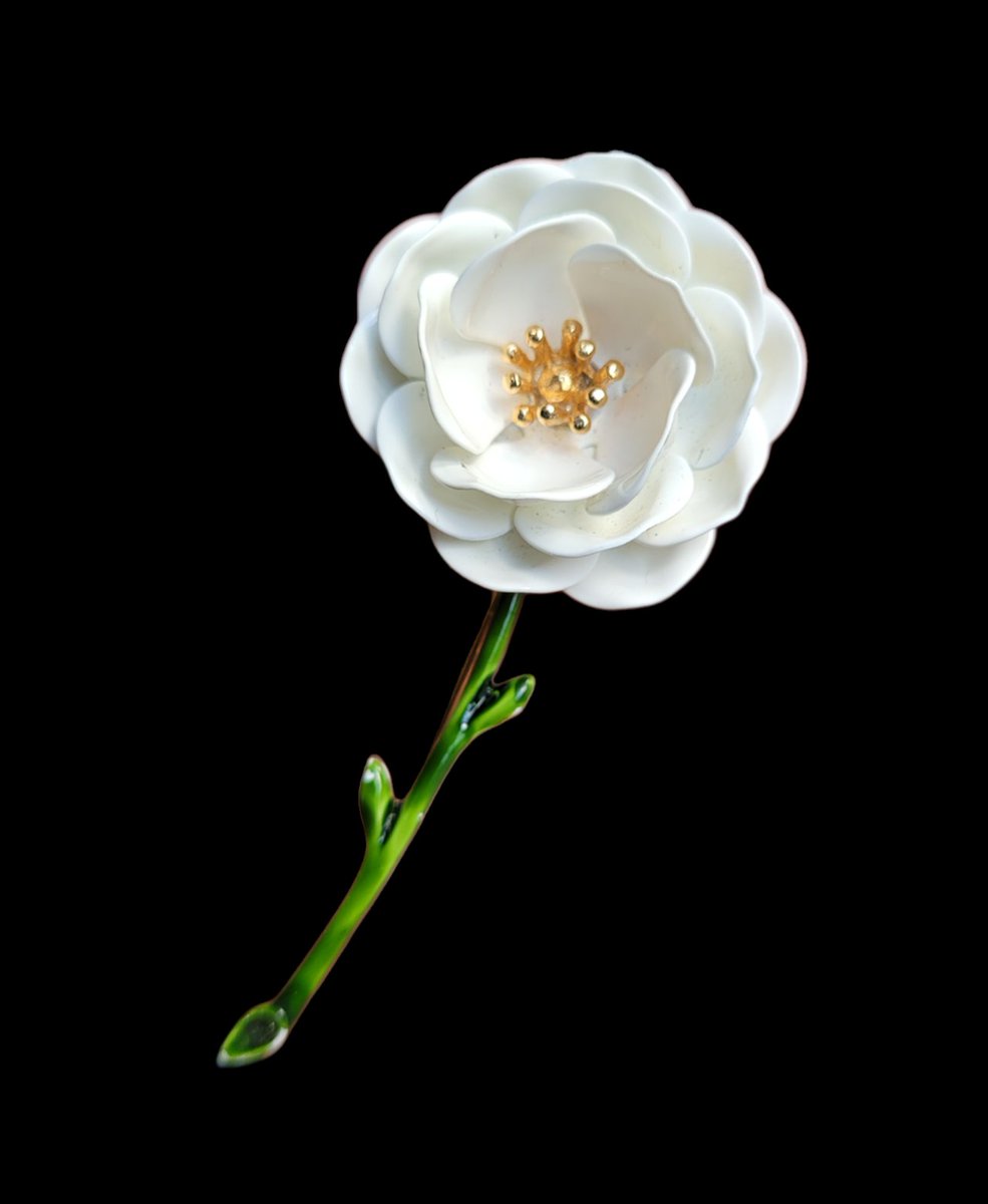 MarketLotus's tweet photo. Crown Trifari Enameled White Rose Flower with Long Green Stem Gold Tone Brooch, Signed, 3"L

https://t.co/BpkqFm9i47

Come visit my Etsy shop for this and more vintage treasures! https://t.co/3Qgip8DvWG