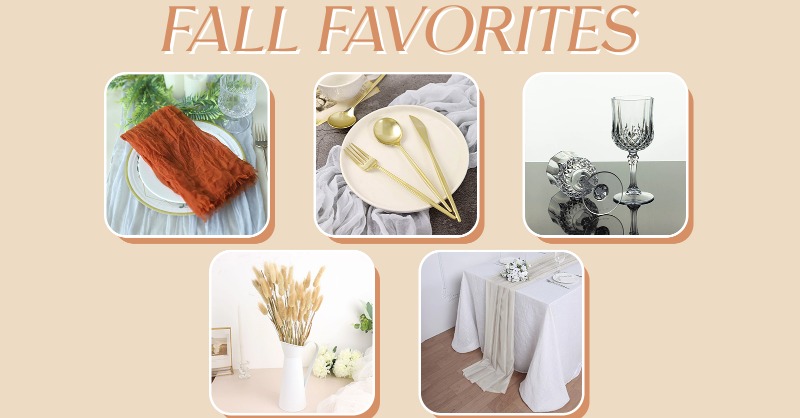 efavormartfans's tweet image. Harvest-Themed Fall Dinner Inspiration: Yes, please. 🍁🍂🦃

#Harvest #FallHosting #Autumn #HarvestParty #FallDinnerParty #DinnerParty #PartyInspiration