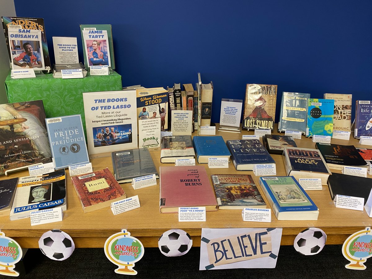 MassBayCommCol's tweet photo. The MassBay Library always has interesting and fun book displays and workshops! You can find more information and LibGuides here https://t.co/Cue02U67re 
@MassBayLibs https://t.co/vMFP6uv0pk