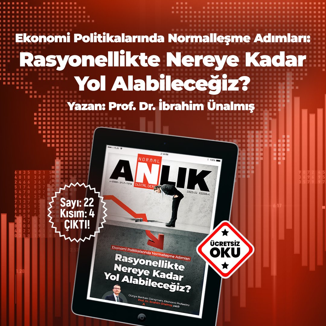 Ekonomide Rasyonellik Ne Kadar Mümkün?

 Prof. Dr. İbrahim Ünalmış'ın 2023-2022 periyodu ile bu yılın ilk altı ayını karşılaştırdığı ekonomi politikalarıyla ilgili analizlerini Anlık Normal’in yeni sayısında okuyabilirsiniz.

#Ekonomi
#Enflasyon

normaldergi.com/sayilar/sayi-2…