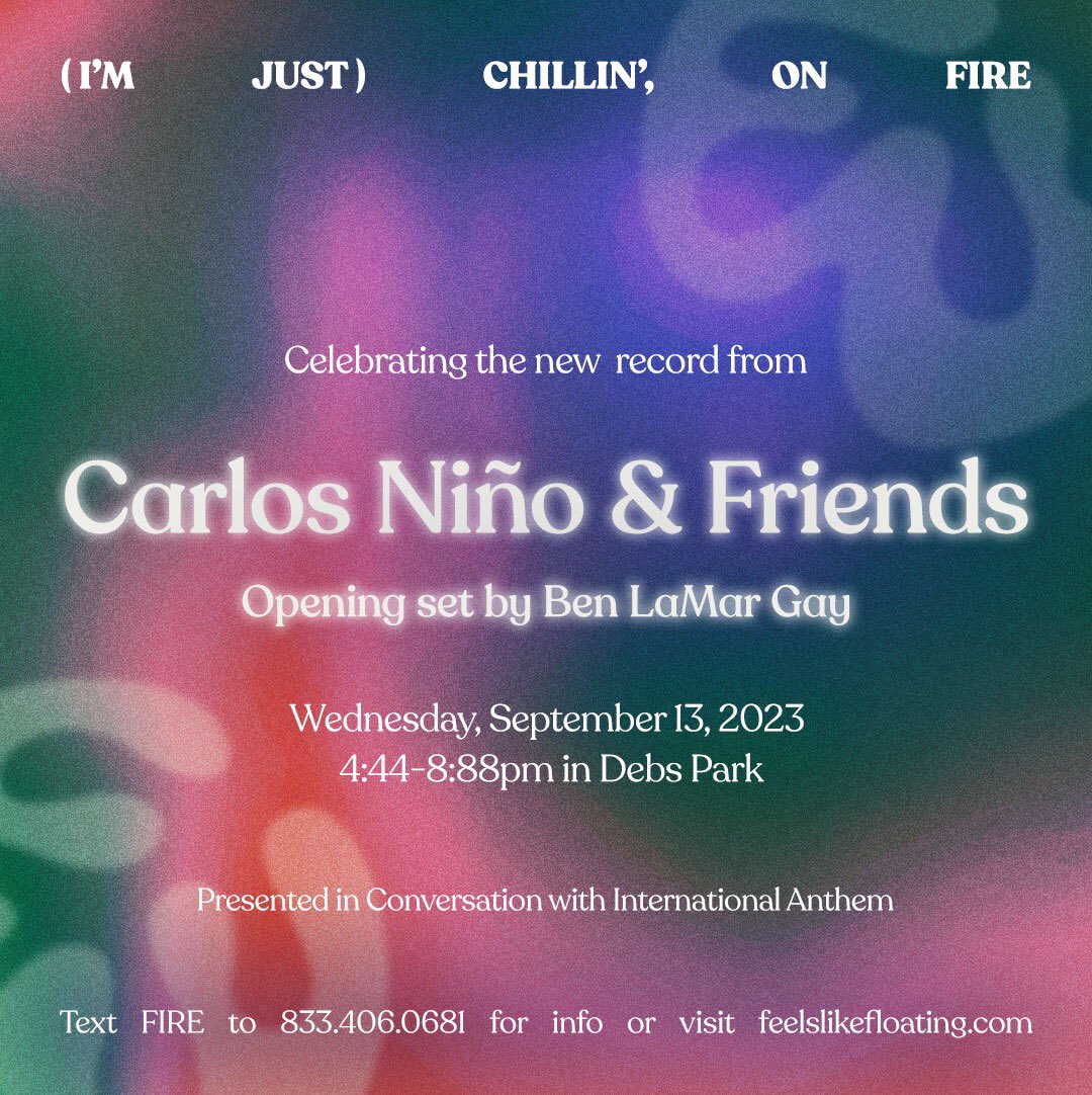 🔥🌊 TODAY 🌊🔥

CARLOS NIÑO &amp; FRIENDS
BEN LAMAR GAY

IN A RESTORED NATIVE HABITAT

👀 🫵 👇