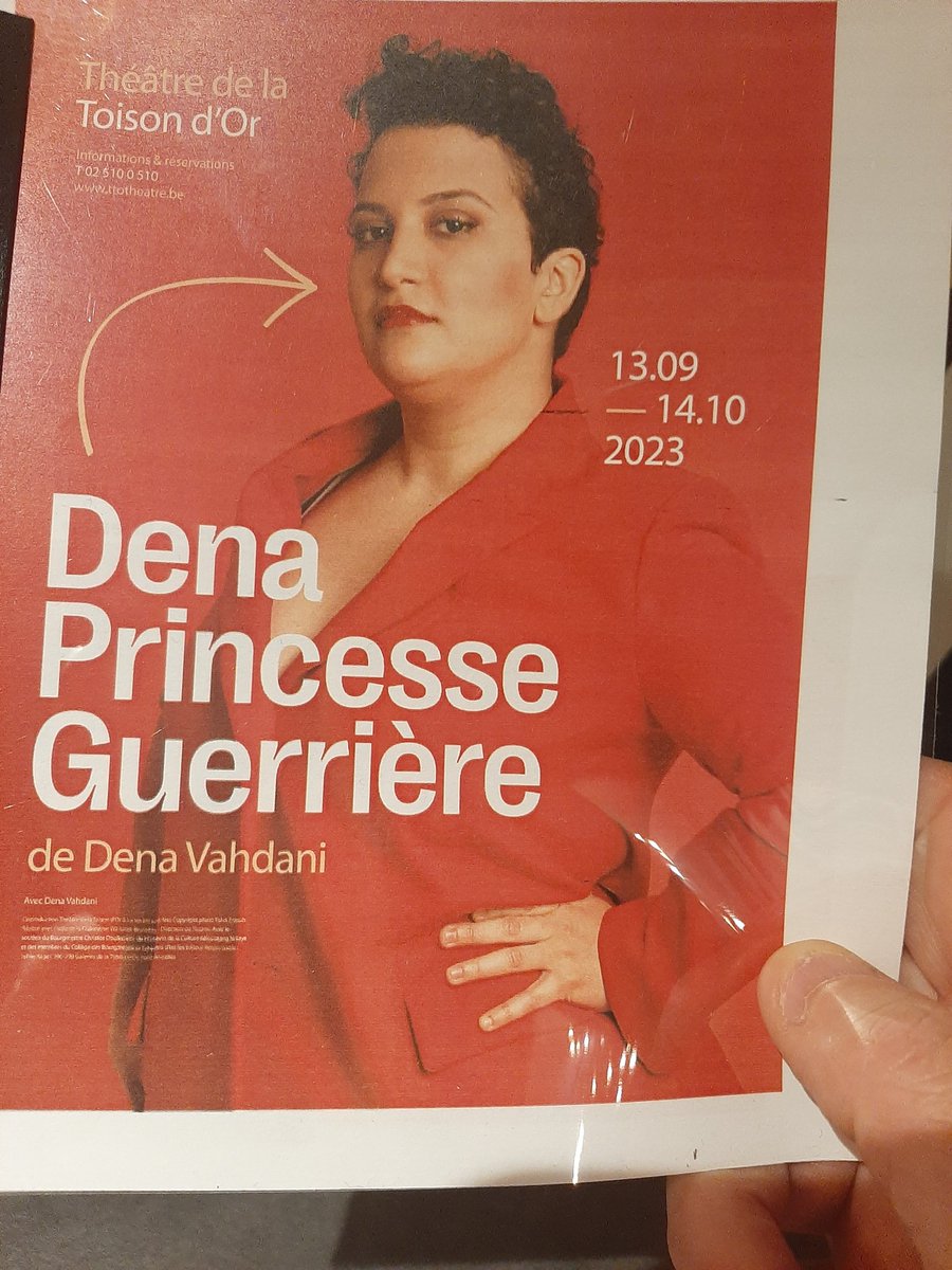 jmgheraille's tweet image. Soirée de rentrée des classes au @TTOtheatre avec Dena. #theatre #soir #TTO #Bruxelles