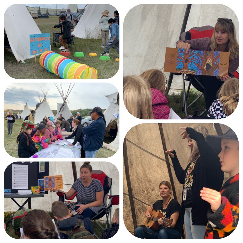 Celebrating and learning  together <a href="/RegPublicSchool/">Regina Public Schools</a> at the Treaty Gathering!