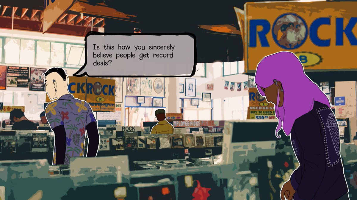 garoastudios's tweet image. Muito triste a situação da Unity :/ seria uma pena se a gente não tivesse uma visual novel guitar-hero like de ska punk 100% brasileira em @godotengine...