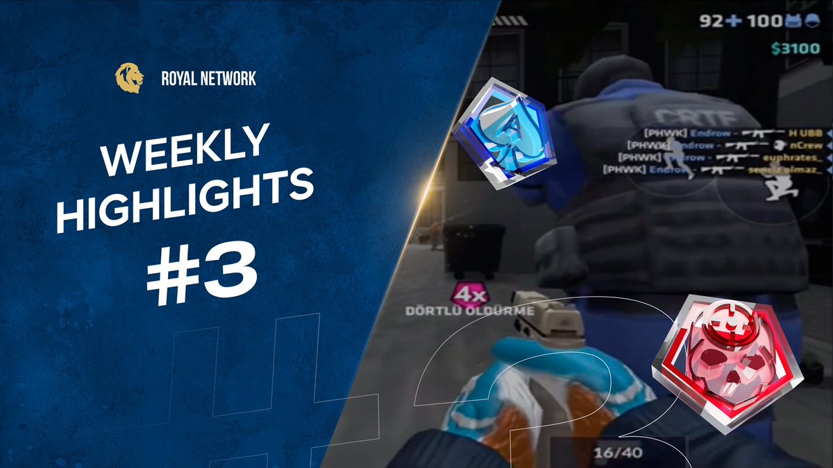 RoyalNetworkRN's tweet photo. Check out Royal Network Community Highlights #3!
https://t.co/T62uHcEF0Z
#CriticalOps #CriticalOpsEsports #CommunityHighlights #FPSCommunity #GamingHeroes #FPSMasters #RoyalNetwork https://t.co/SeE6mCZsnm