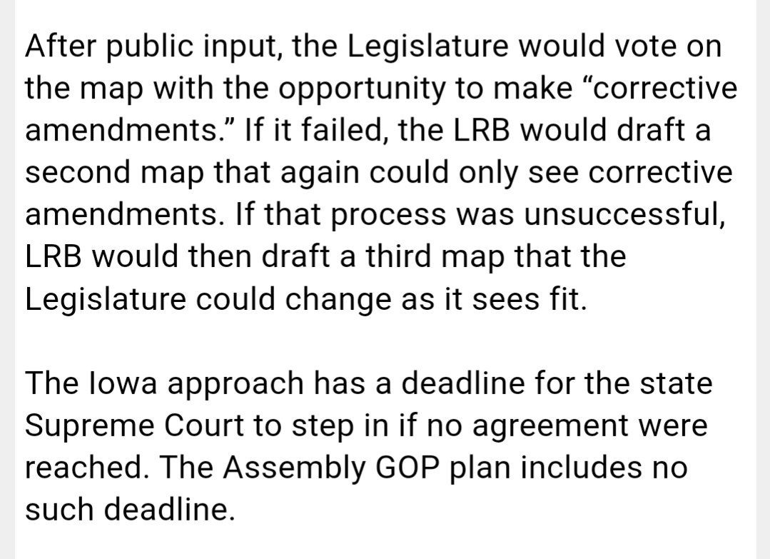 What happens in round three of the process is one of the most noteworthy aspects of the Wisconsin Assembly GOP's redistricting proposal.
wispolitics.com/2023/vos-pitch…