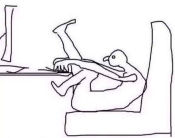 "no se porque me duele la espalda"
*yo sentándome*