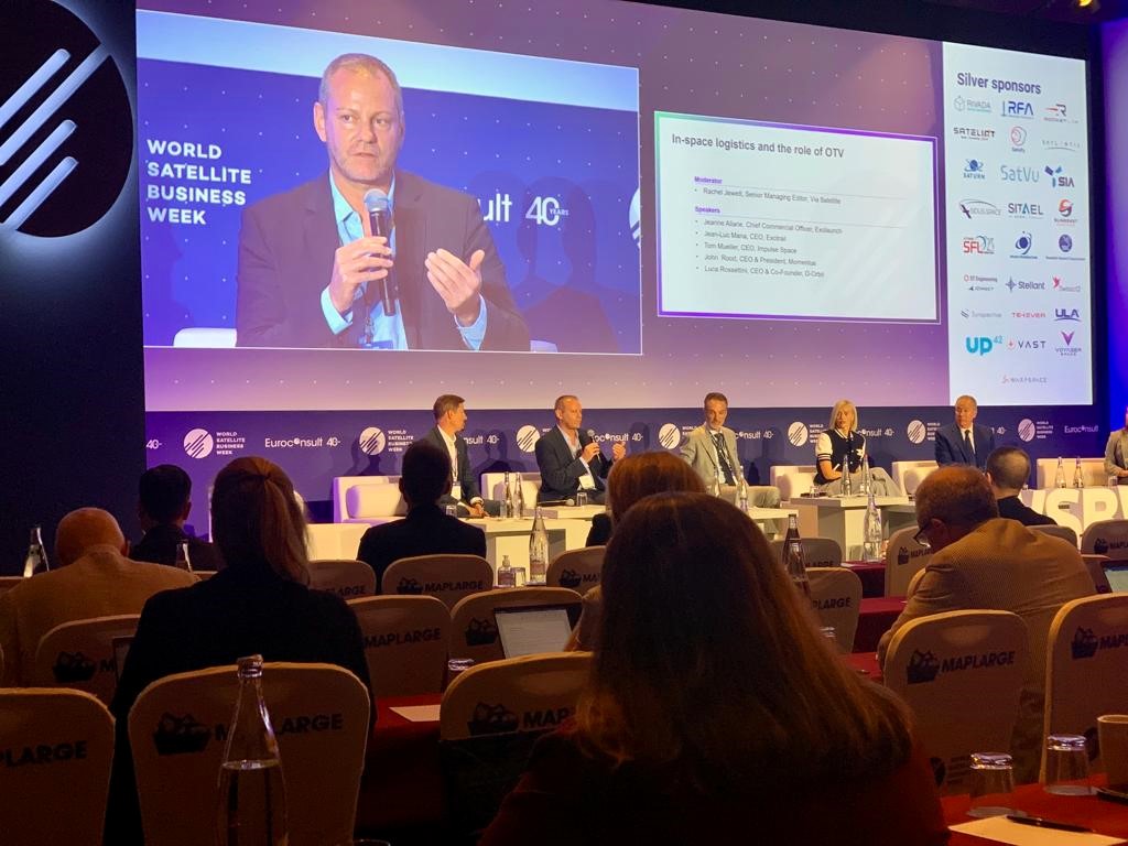 Today, at the World Satellite Business Week, our CEO, Luca Rossettini, joined the panel on the future of In-space logistics and the role of OTV, featuring some of the most interesting companies in the industry. Shoutout to our fellow panelists for their incredible expertise!