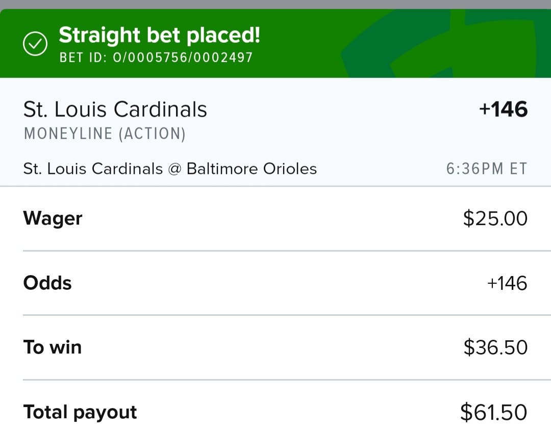 edsmith13452's tweet photo. ****BONUS**** Follow Me,  &amp; RePost Daily Feature Bet. You're entered into the drawing for the Winning amount. This bet will be given away to the daily raffle winner. With the win today bet will pay out $36.50 Contest Closes 9:45pm  ($543.75 Given Away). https://t.co/wV3Kc9X9o9
