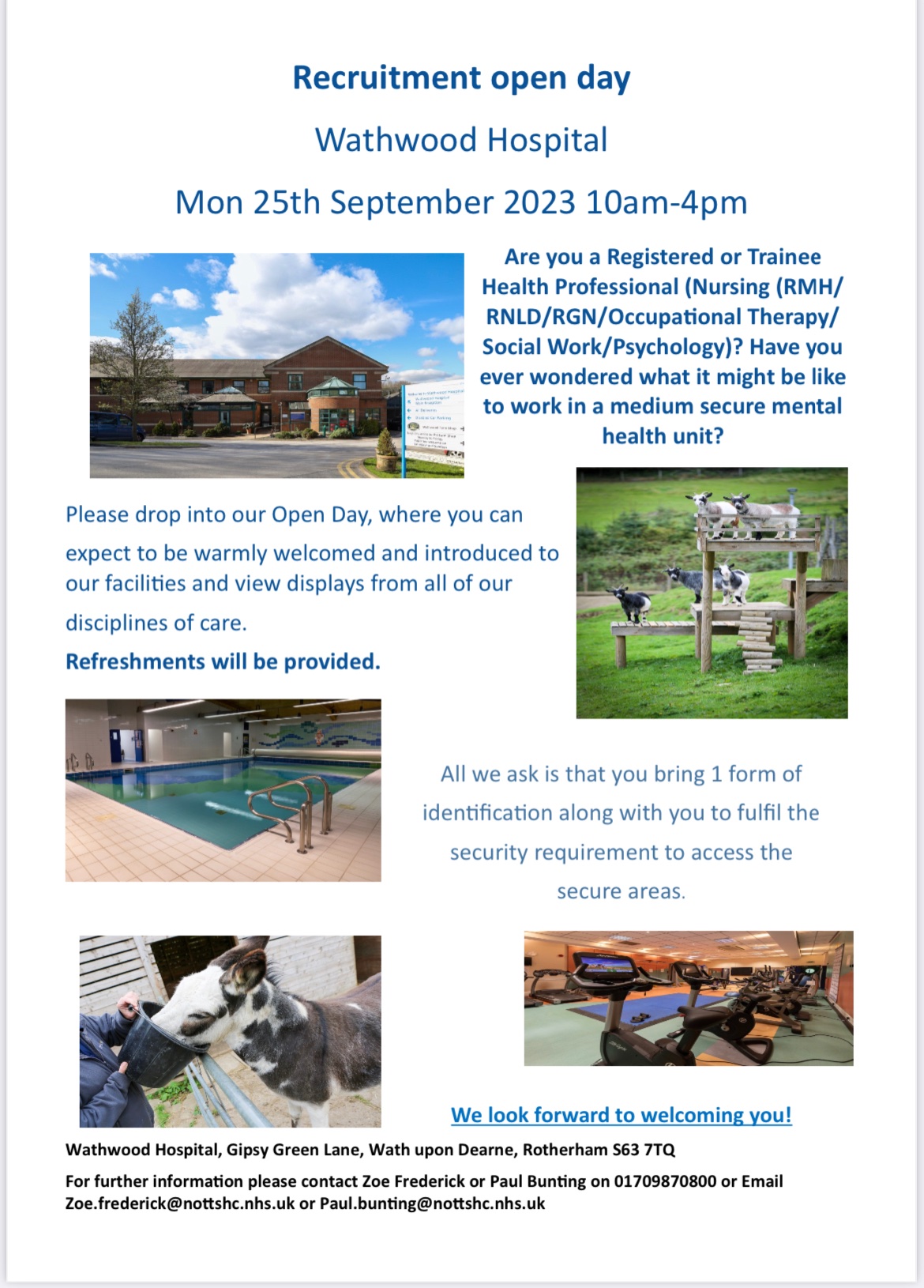 Wathwood Hospital on X: &ldquo;Attention 📣 Recruitment Event❗️ https 