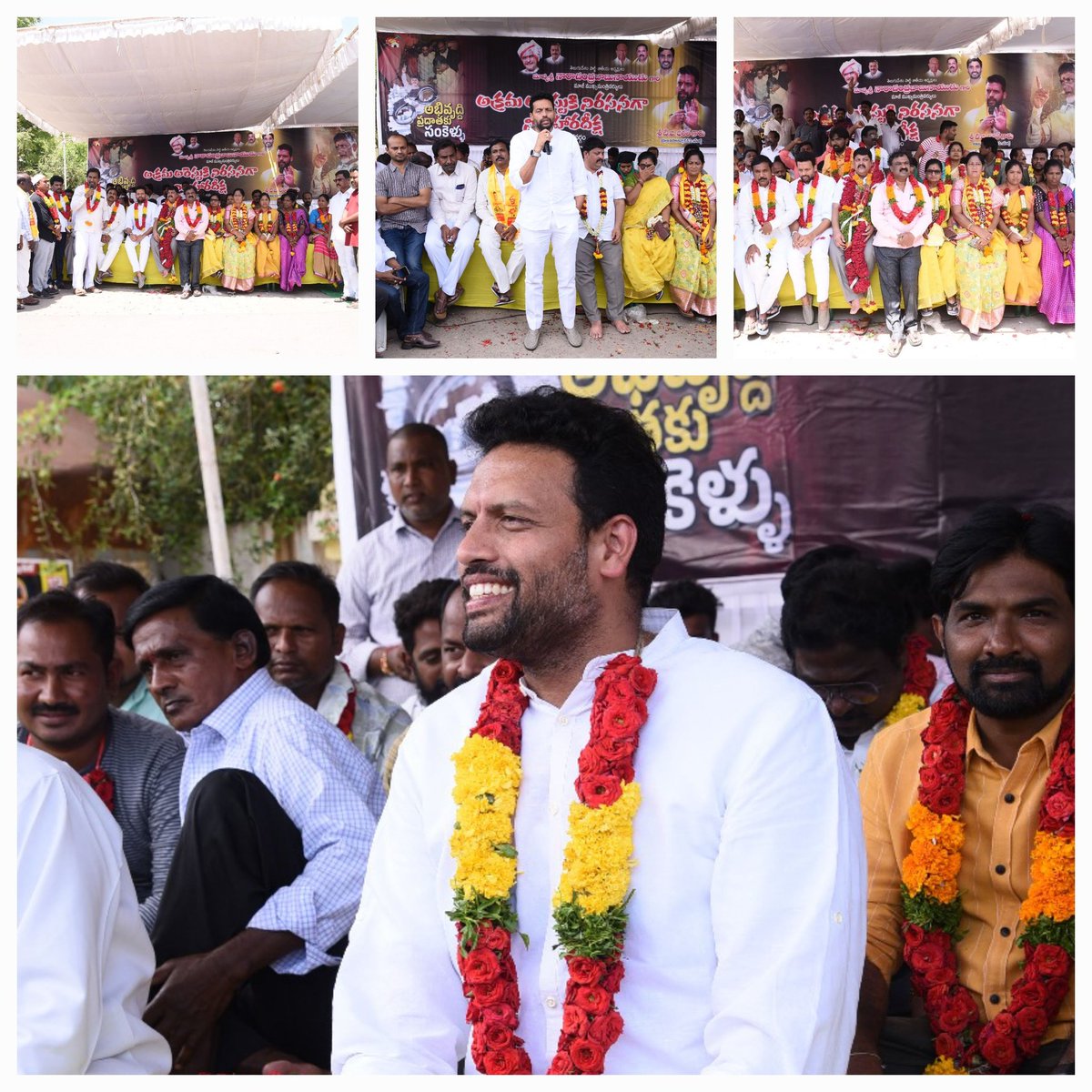 tgbharath's tweet photo. మా పార్టీ అధినేత చంద్రబాబు నాయుడు గారిని అరెస్టు చేసి రాష్ట్రంలో అధికార పార్టీ డైవర్షన్ పాలిటిక్స్ చేస్తోంది. నారా లోకేష్ గారి యువగళం పాదయాత్రకు, చంద్రబాబు గారి భవిష్యత్తుకు గ్యారెంటీ యాత్రకు ప్రజల నుంచి మంచి స్పందన వస్తోంది. అయితే చంద్రబాబు గారి అరెస్టుతో ప్రజల దృష్టి మళ్లించాలనుకున్నారు. అరెస్ట్ ద్వారా ఏదో సాధించాలనుకున్న వాళ్లకు చివరికి వారికి వారే సెల్ఫ్ గోల్ వేసుకున్నట్లుంది. కాగా వైసీపీకి చెందిన ఓ నేత నేషనల్ మీడియాతో మాట్లాడుతూ ఎలాంటి ఆధారాలు లేకుండా కేవలం చంద్రబాబు గారి మీద అనుమానంతో అరెస్టు చేశారని చెప్పారు. క్రిమినల్ కేసులు, మర్డర్ కేసుల్లోనే ఇలా చేస్తుంటారు కానీ రాజ్యాంగంలో ఎక్కడా లేని విధంగా చంద్రబాబు గారిని అరెస్టు చేశారు. ఈ అరెస్టుతో మాకు ఎంతో బలం వచ్చినట్లయింది. ప్రజలందరూ దీని విషయంంలో ఎంతో ఆలోచిస్తున్నారు. అన్యాయంగా చంద్రబాబు గారిని అరెస్టు చేశారని మహిళలు ఆవేదన చెందుతున్నారు. మా పార్టీకి ఇది చిన్న స్పీడ్ బ్రేకర్ లాంటిది మాత్రమే. స్కిల్ డెవలప్మెంట్ ద్వారా ఎంతో లబ్ది పొందామని సోషల్ మీడియాలో లబ్ది దారులు చెబుతున్నారు. త్వరలో రానున్న ఎన్నికల్లో టిడిపి అధికారంలోకి వచ్చేస్తుంది. రాష్ట్రం ప్రస్తుతం ఉన్న పరిస్థితుల్లో చంద్రబాబు గారి నాయకత్వం ఎంతో అవసరం. ప్రజలందరూ ఆలోచించాలి. చంద్రబాబు గారు ప్రకటించిన మొదటి విడత మేనిఫెస్టోతో ప్రజలకు ఎంతో మేలు జరుగుతుంది. @ncbn @iTDP_Official @JaiTDP