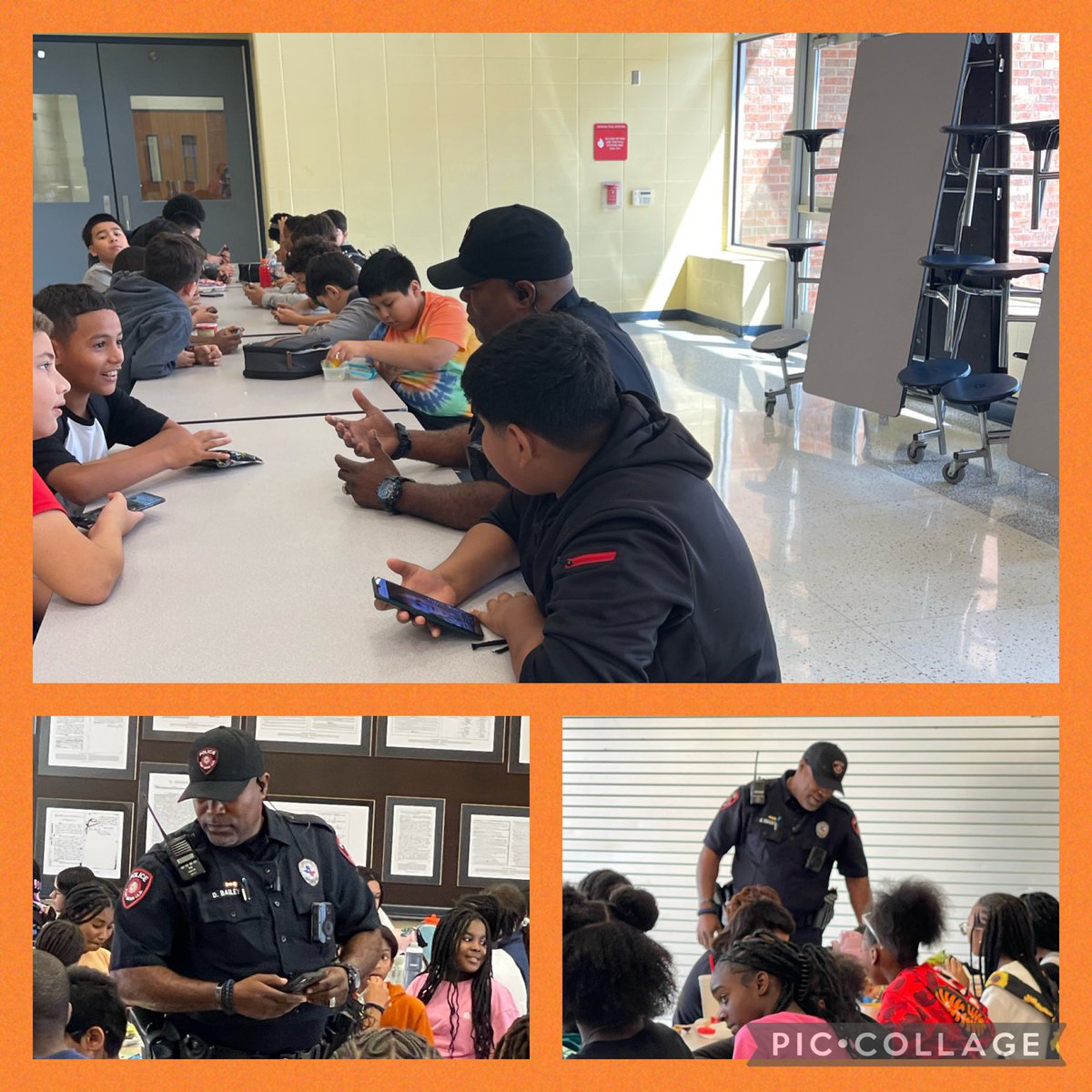 Keeping our staff and students safe is not the only priority for Officer Bailey - building relationships is just as important @FBISDPolice @FortBendISD