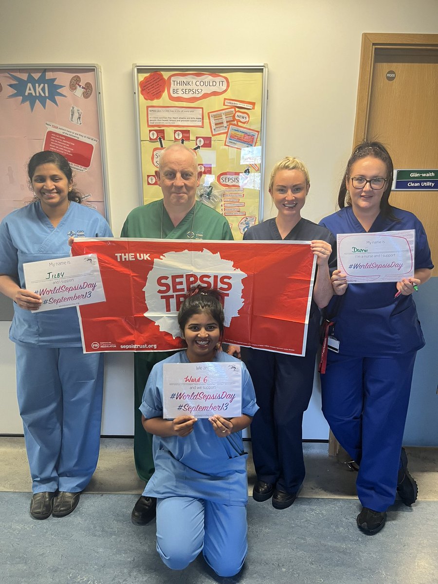 Emily James (@emily_daisy3) on Twitter photo Thank you team Prince Charles Hospital for helping us to raise awareness for Sepsis!
<a href="/CwmTafMorgannwg/">Cwm Taf Morgannwg University Health Board</a>
#SepsisAwareness
#WorldSepsisDay Thank you team Prince Charles Hospital for helping us to raise awareness for Sepsis!
<a href="/CwmTafMorgannwg/">Cwm Taf Morgannwg University Health Board</a>
#SepsisAwareness
#WorldSepsisDay